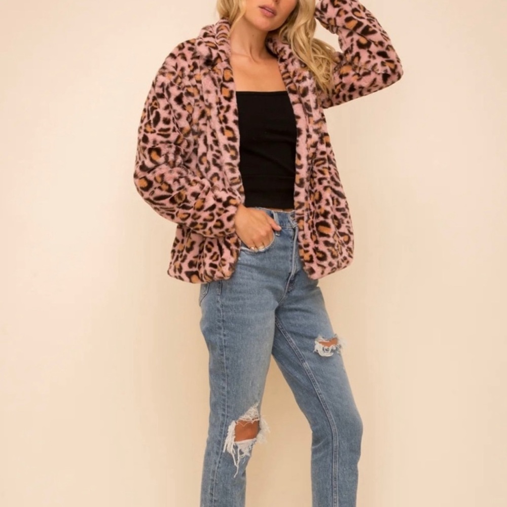 Leopard Fur Jacket - Picture 8 of 12